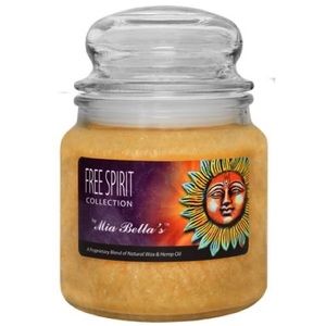 Lemongrass & Vanilla Mia Bellas 16 oz Natural Palm Wax Candle